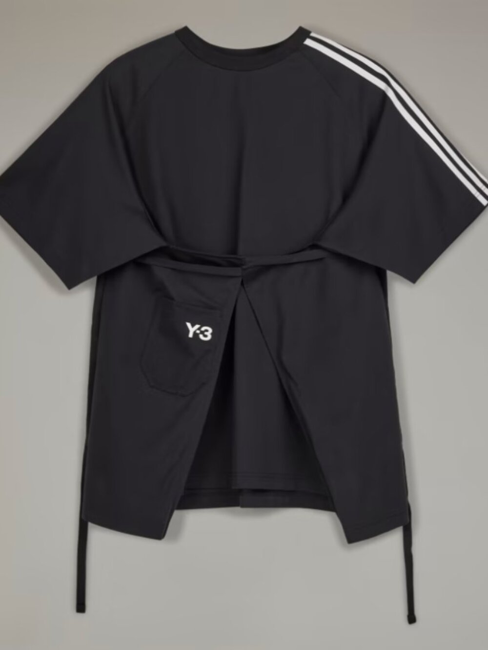 Y-3 Adidas Closure Shirt in XS, Black, NWT